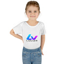 Infant Bodysuit — LOvZS Gradient Logo Baby Onesie (Front & Back Neon Apparel Design)