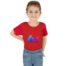 Infant Bodysuit — LOvZS Gradient Logo Baby Onesie (Front & Back Neon Apparel Design)