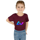 Infant Bodysuit — LOvZS Gradient Logo Baby Onesie (Front & Back Neon Apparel Design)