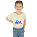 Infant Bodysuit — LOvZS Gradient Logo Baby Onesie (Front & Back Neon Apparel Design)