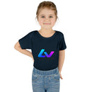 Infant Bodysuit — LOvZS Gradient Logo Baby Onesie (Front & Back Neon Apparel Design)