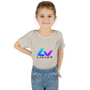 Infant Bodysuit — LOvZS Gradient Logo Baby Onesie (Front & Back Neon Apparel Design)