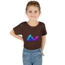 Infant Bodysuit — LOvZS Gradient Logo Baby Onesie (Front & Back Neon Apparel Design)