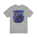LOVZS Neon Globe  - T-Shirt