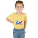 Infant Bodysuit — LOvZS Gradient Logo Baby Onesie (Front & Back Neon Apparel Design)