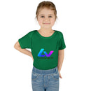 Infant Bodysuit — LOvZS Gradient Logo Baby Onesie (Front & Back Neon Apparel Design)