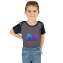 Infant Bodysuit — LOvZS Gradient Logo Baby Onesie (Front & Back Neon Apparel Design)