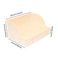 Rabbit Litter Tray Toilet Animal Potty Trainer Bunnies Corner Toilet Box for Ferret Hamster Dragon Cat Guinea Pig Dutch Supplies