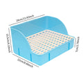 Rabbit Litter Tray Toilet Animal Potty Trainer Bunnies Corner Toilet Box for Ferret Hamster Dragon Cat Guinea Pig Dutch Supplies