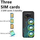 SERVO BM5310 Mini 3 SIM Standby Feature Mobile Phone Speed Dial Magic Voice Blacklist MP4 Player FM Radio Small Backup Cellphone