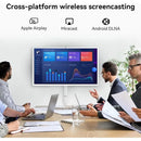 24 Inch Touch Screen Gaming Monitor Portable Android Smart TV Mobile Display with Stand for Home Office Entertainment Use