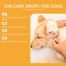 Dog Ear Care Drops Relieve Itching Dandruff Reduce Odor Anti-Fungals Earwax Remover No Irritating Pet Ear Cleaner Liquid 60ml