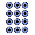 24pcs/bag 14mm Eyes Chips Suitable for Blythe Doll Super Thin Pupil Glass Cabochons DIY Accessories Bulk Items H213