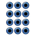 24pcs/bag 14mm Eyes Chips Suitable for Blythe Doll Super Thin Pupil Glass Cabochons DIY Accessories Bulk Items H213