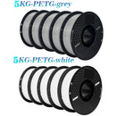 KINGROON 10KG PLA Filament PETG 3D Filament 1.75mm For 3D Printer Filament Bundle Mixed Colors FDM Printing Material Fast Ship