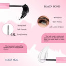 3D 190 PCS Cluster Lashes Kit – Lash Bond and Seal, Makeup Tools,DIY Lash Extension Set with Glue Accessories and Eyelash Curler