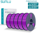 SUNLU 5KG Pla Plus 3D Filament PLA+ 1.75mm Neatly Wound Good Toughness Colorful Printer Filaments for FDM 3D Printing Materials
