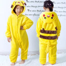 Pikachu Cozy Flannel Onesie – Kids & Family Pajamas