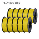 KINGROON 22LBS PETG or PLA Filament 3D Printer Filament 10 Rolls 1KG 1.75MM Eco-Friendly Good Toughness Mix Color Free Shipping