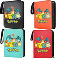 Pokémon Trading Card Binder — Charizard & Pikachu Zipper Collection Album
