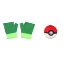 Anime Trainer Cosplay Costume – Blue Jacket, Cap & Gloves Set