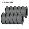 KINGROON 22LBS PETG or PLA Filament 3D Printer Filament 10 Rolls 1KG 1.75MM Eco-Friendly Good Toughness Mix Color Free Shipping