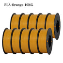 KINGROON 22LBS PETG or PLA Filament 3D Printer Filament 10 Rolls 1KG 1.75MM Eco-Friendly Good Toughness Mix Color Free Shipping