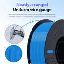 KINGROON 22LBS PETG or PLA Filament 3D Printer Filament 10 Rolls 1KG 1.75MM Eco-Friendly Good Toughness Mix Color Free Shipping