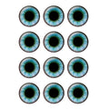 24pcs/bag 14mm Eyes Chips Suitable for Blythe Doll Super Thin Pupil Glass Cabochons DIY Accessories Bulk Items H213