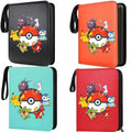 Pokémon Trading Card Binder — Charizard & Pikachu Zipper Collection Album