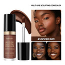 Foundation Coverage Concealer Multi-Use Cream Oil Free Long Lasting Hydrating Cover Contour Highlight and Retouch Face Makeup