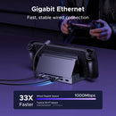 UGREEN USB C HUB Steam Deck Docking Station 6-in-1 Type-C to 4K120Hz HDMI 5Gbps USB-A/C PD100W 1000Mbps RJ45 for ROG Ally Legion