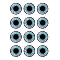 24pcs/bag 14mm Eyes Chips Suitable for Blythe Doll Super Thin Pupil Glass Cabochons DIY Accessories Bulk Items H213