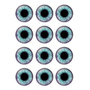 24pcs/bag 14mm Eyes Chips Suitable for Blythe Doll Super Thin Pupil Glass Cabochons DIY Accessories Bulk Items H213