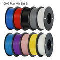 KINGROON 10KG PLA Filament PETG 3D Filament 1.75mm For 3D Printer Filament Bundle Mixed Colors FDM Printing Material Fast Ship