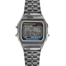 F91W Non-Waterproof Steel Band Watch For Women, Men, Business Clock, Multi-Functional LED Digital Sports Watch, Electronic Clock