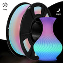 DIY Christmas Gift, 1.75mm PLA Luminous 3D Printer Filament, 200g(0.44L）Spool, Glow in the Dark, for Most FDM Printers