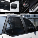 1-10m Nano Carbon Fiber Car 3D Tape Sticker Wrap Door Mirror Paste Protector Strip DIY Protection Film Waterproof Adhesive Vinyl