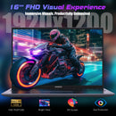 ACEMAGIC Gaming Laptop AMD Ryzen 9 6900HX 16GB LPDDR5 RAM 512GB PCIe SSD Upgradable 16" FHD Display Screen Laptop With Radeon
