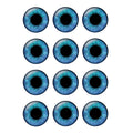 24pcs/bag 14mm Eyes Chips Suitable for Blythe Doll Super Thin Pupil Glass Cabochons DIY Accessories Bulk Items H213