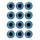 24pcs/bag 14mm Eyes Chips Suitable for Blythe Doll Super Thin Pupil Glass Cabochons DIY Accessories Bulk Items H213