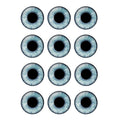 24pcs/bag 14mm Eyes Chips Suitable for Blythe Doll Super Thin Pupil Glass Cabochons DIY Accessories Bulk Items H213