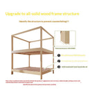 Privacy Bunk Bed with Separate Sleeping Areas — Space-Saving High & Low Design