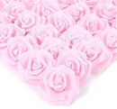10/20/50Pcs Artificial Foam Rose Flowers PE Fake Flower for Home Room Dceor Wedding Party Halloween Thanksgiving Christmas Decor