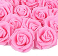 10/20/50Pcs Artificial Foam Rose Flowers PE Fake Flower for Home Room Dceor Wedding Party Halloween Thanksgiving Christmas Decor