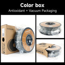 KINGROON 3D Printer Filament PLA PETG TPU ABS 5KG Bundle Black White Gray 1.75mm No Bubbles Plastic 5 Roll 1kg, Random Spool