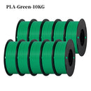 KINGROON 22LBS PETG or PLA Filament 3D Printer Filament 10 Rolls 1KG 1.75MM Eco-Friendly Good Toughness Mix Color Free Shipping