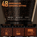 48-Setting Conical Burr Coffee Grinder — Espresso to French Press