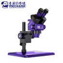 MECHANIC ROBOT 6560T-B11 Trinocular Stereo Industrial Microscope 6.5-60X Continuous Zoom WF10X25 Eyepiece 0.45X Camera Adapter