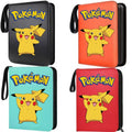 Pokémon Trading Card Binder — Charizard & Pikachu Zipper Collection Album